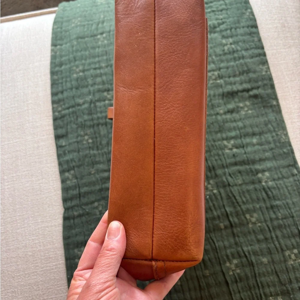 Madewell Small Tan Leather Tote 017 - Picture 6 of 11